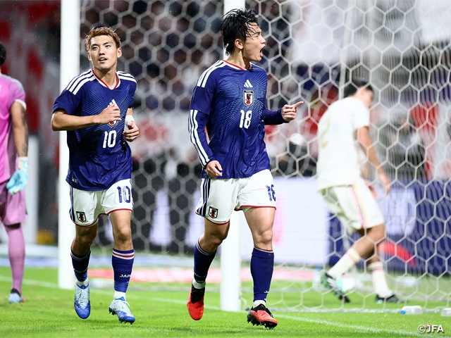 【Match Report】SAMURAI BLUE、上田選手の2ゴールでベネズエラ代表に逆転勝利