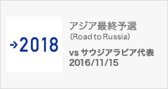 ジア最終予選（Road to Russia） [11/15]