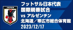 国際親善試合 [12/17]