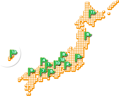 開催一覧地図