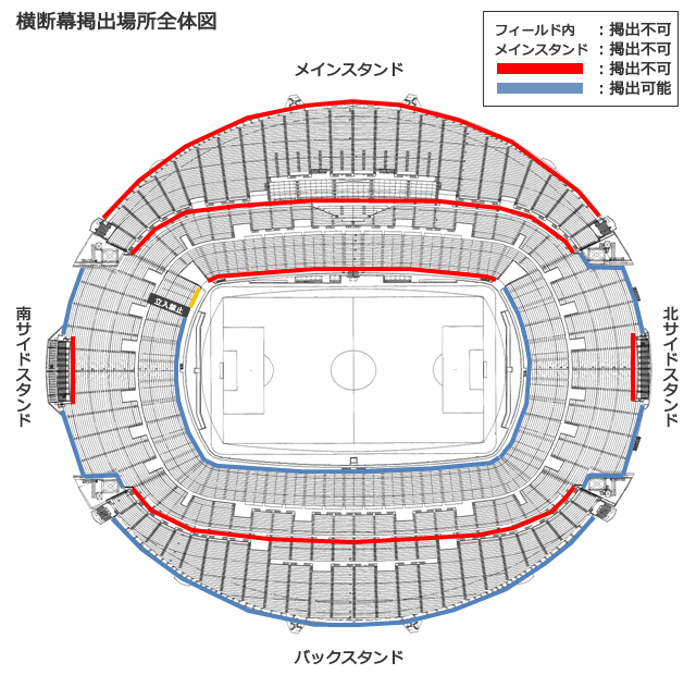 横断幕掲出場所全体図