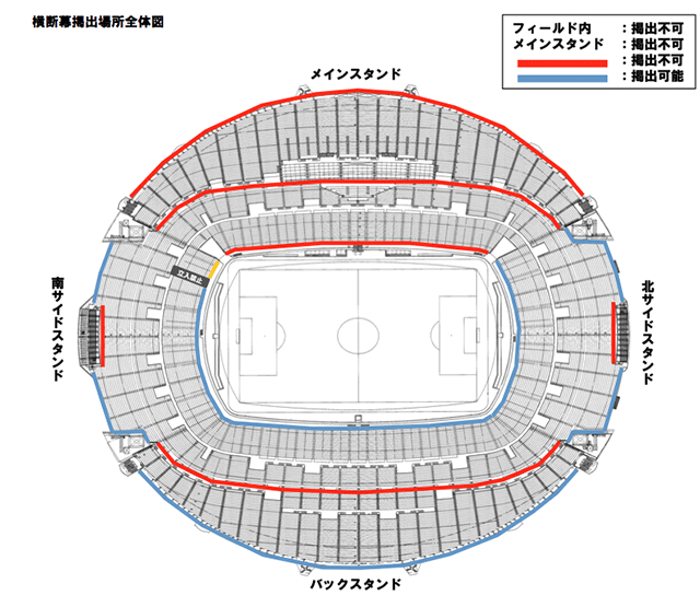 横断幕掲出場所全体図