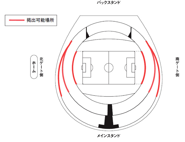 応援幕掲出等に関するルール＆マナー