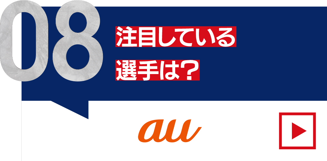 注目している選手は？