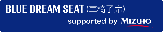 BLUE DREAM SEAT（車椅子席）supported by MIZUHO