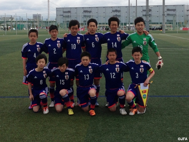 2014JFAエリートプログラムU-14日・ASEAN青少年サッカー交流　　4/4試合結果