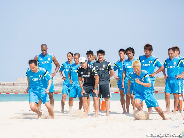 ビーチサッカー日本代表候補　トレーニングキャンプ　活動レポート（4/20）