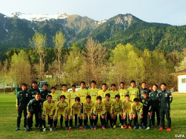 U-16日本代表　第11回デッレナツィオーニトーナメント（イタリア）　活動レポート（4/22～23）