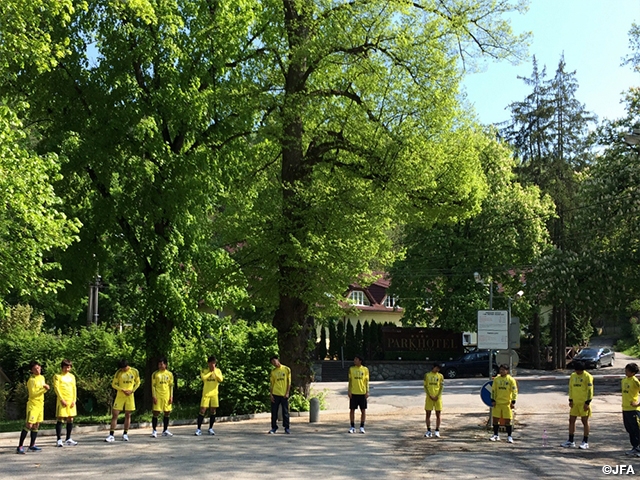 U-18 Japan National Team’s Activity Report on Expedition to Slovakia (4/30)