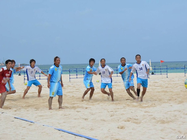 Japan National Beach Football Team Training Camp Report