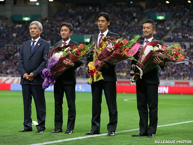 西村、相樂、名木レフェリーがトリオでワールドカップ出発前に壮行セレモニーに参加