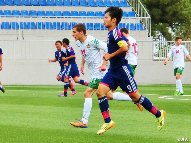 U-16 Japan National Team – barely won the match 1-0 at the Caspian Cup 2014 in Azerbaijan 