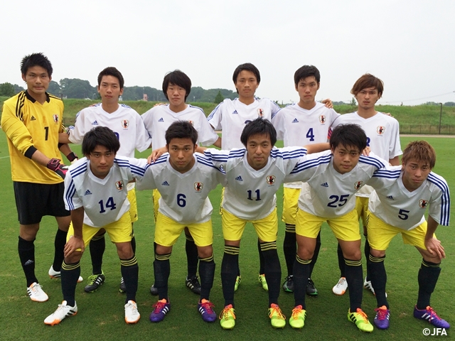 U-19日本代表トレーニングキャンプ　横浜FCと対戦