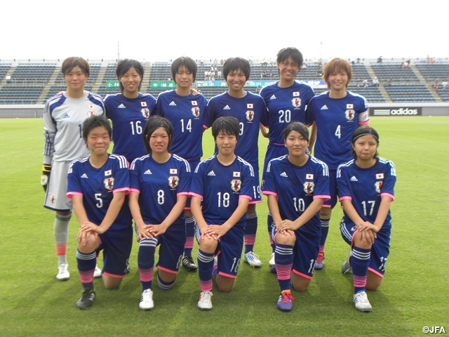 U-18日本女子代表　日中韓国際親善サッカー大会（U-18）　初戦を白星で飾る