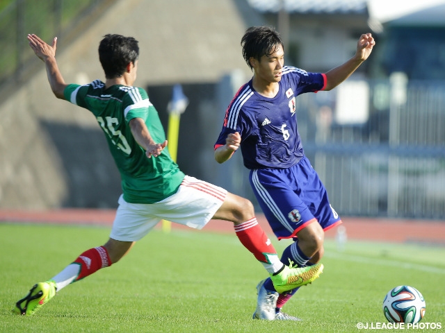 U-17 Japan National Team hold U-17 Mexico National Team, finish 2nd at 18th International Youth Soccer in Niigata