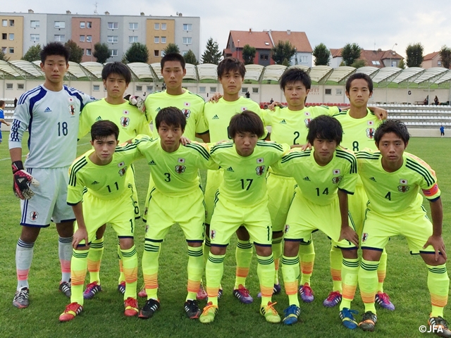 Match report on U-17 Japan against U-17 Ukraine in 21st Vaclav Jezek International Youth Tournament