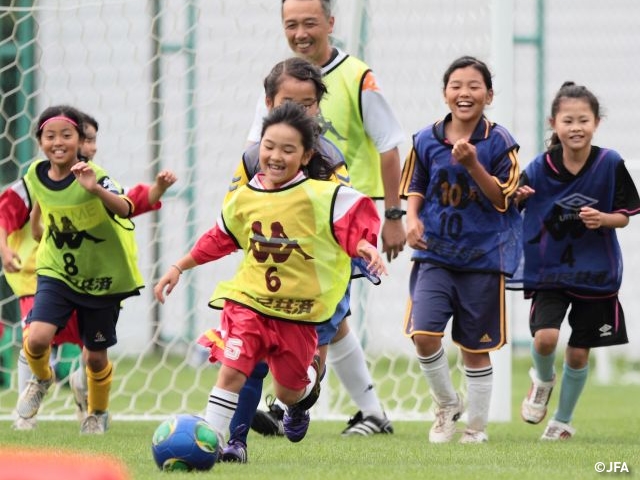 JFA Nadeshiko Square held in Hokkaido by Muroran Football Association’s Girls Project 