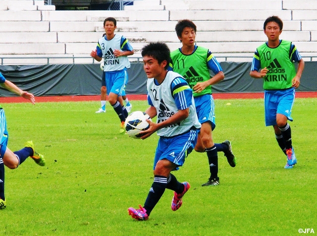 U-16 Japan National team training camp for AFC U-16 Championship - report (3 September)