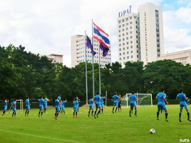 U-16 Japan National team training camp for AFC U-16 Championship in Thailand - report (9/4)