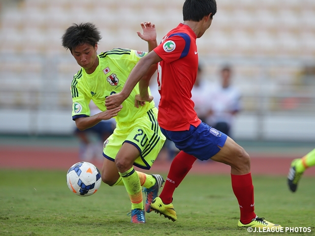U-16日本代表　AFC U-16選手権　韓国に敗れ敗退　U-17ワールドカップ出場を逃す