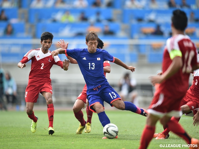 第17回アジア競技大会　U-21日本代表、ネパールに快勝してグループステージ突破