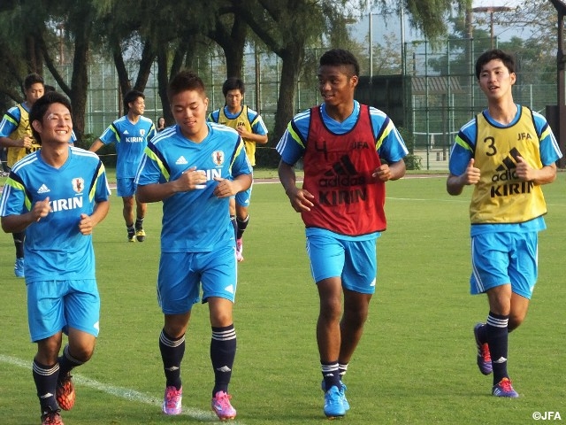 U-19日本代表　AFC U-19選手権直前キャンプ活動レポート(9/29)