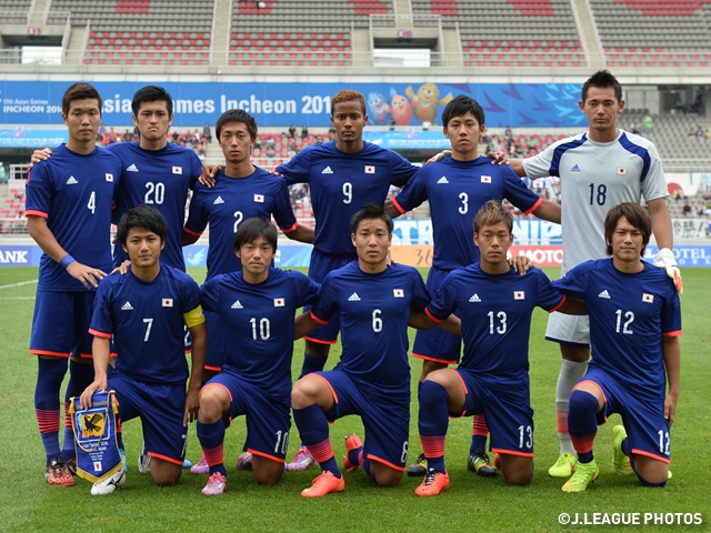 第17回アジア競技大会（2014／仁川）U-21日本代表サイン入り