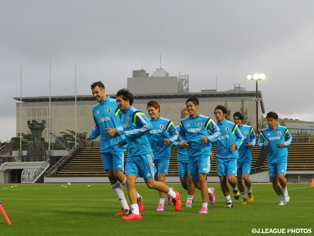 Japan national squad begin Niigata training camp
