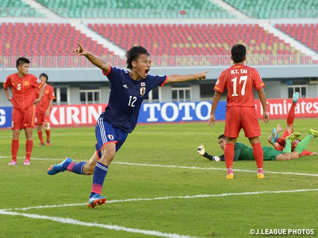 U-19日本代表　AFC U-19選手権ミャンマー2014　終了直前の連続ゴールで今大会初勝利
