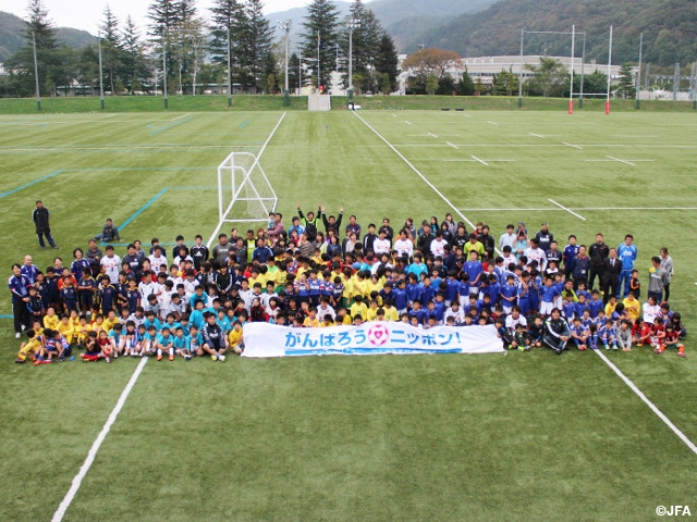 The 2nd JFA Reconstruction Support Football Festival held in Kamaishi, Iwate