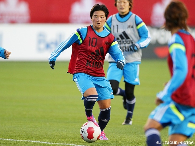 Nadeshiko Japan practice match on their second day of Canada tour