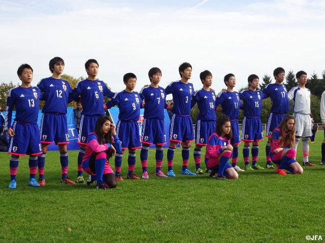 U 15日本代表 バル ド マルヌu 16国際親善トーナメント14 第2戦 Vsベルギー Jfa 公益財団法人日本サッカー協会