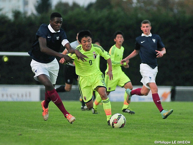 Japan Under-15 squad end in draw in final Val-de-Marne international game