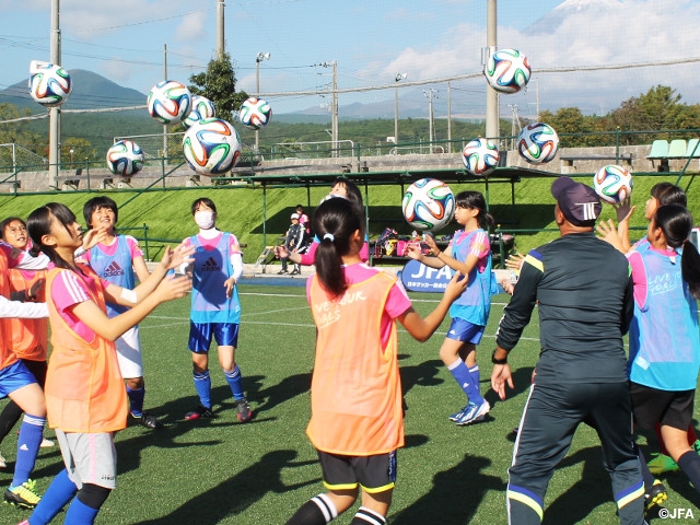 中学校女子サッカー部フェスティバル　3日間のプログラムを終了