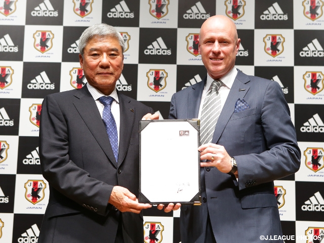 アディダス ジャパン社と サッカー日本代表オフィシャルサプライヤー との契約に基本合意 Jfa 公益財団法人日本サッカー協会