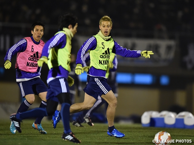 SAMURAI BLUE go through fitness test and 1-hour workout for AFC Asian Cup