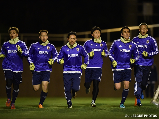 SAMURAI BLUE、練習で2015年をスタート