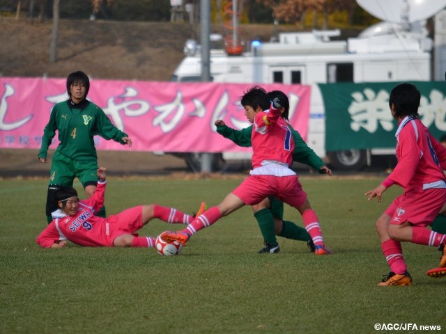 連覇を目指す日ノ本学園が準々決勝に進出 第23回全日本高等学校女子サッカー選手権大会