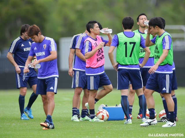 セスノックでのトレーニング3日目 SAMURAI BLUE(日本代表)