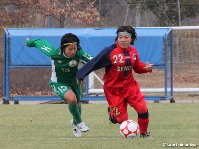 1月11日（金）いよいよ準々決勝　第23回全日本大学女子サッカー選手権大会