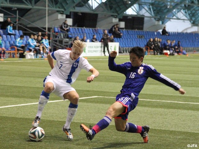 U-17 Japan National Team’s first match in group league against Finland national team in the 11th International Youth Tournament (U-17) in Minsk 2015
