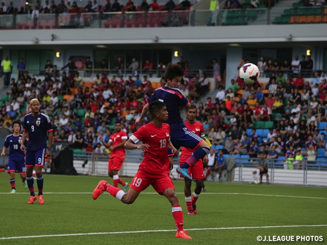 U-22日本代表　U-23シンガポール代表に勝利