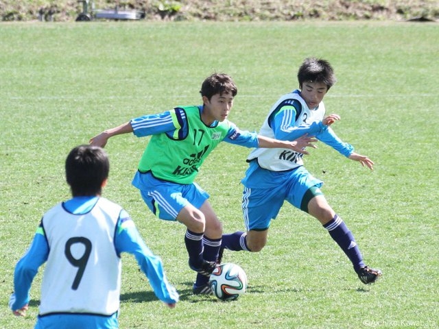 U-15 Japan shortlisted squad wraps up its East Japan Training Camp with internal intrasquad match
