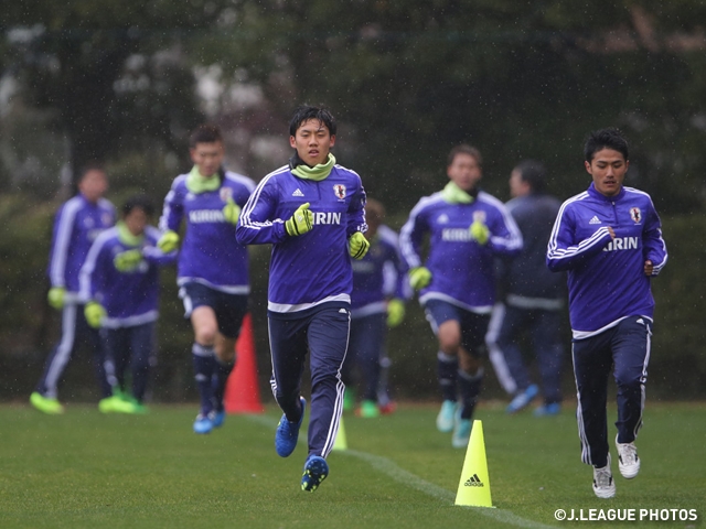 U-22 Japan squad prepare for Myanmar friendly in Chiba training camp (3/9)