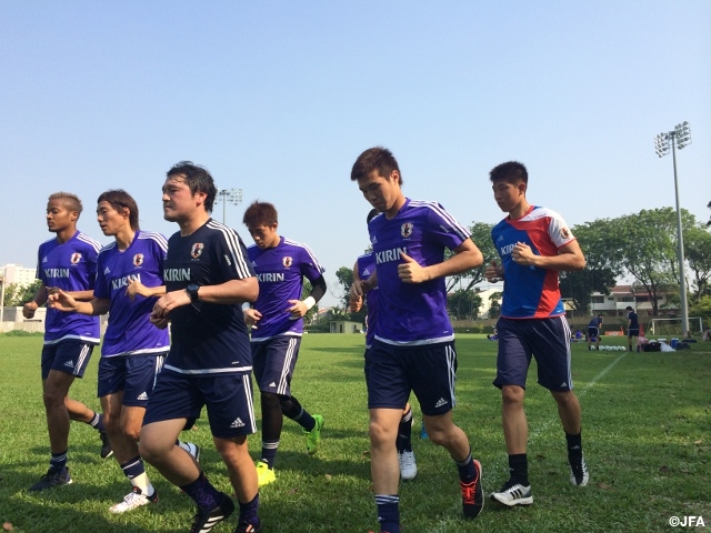 U-22 Japan squad get to work in Malaysia for AFC U-23 Championship Qualifier (3/17)
