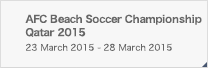 AFC Beach Soccer Championship Qatar 2015