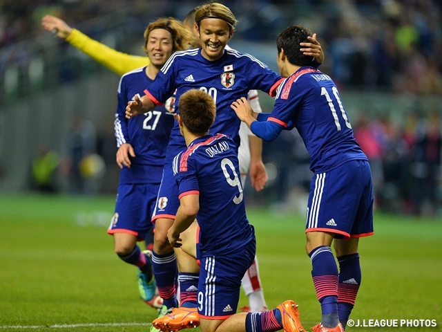 ハリルホジッチ監督 初陣でチュニジアに勝利 岡崎 本田 交代出場でゴール Jfa 公益財団法人日本サッカー協会