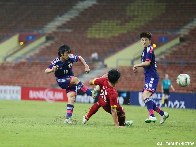 With win over Vietnam, U-22 Japan one step away from qualifying for next round!