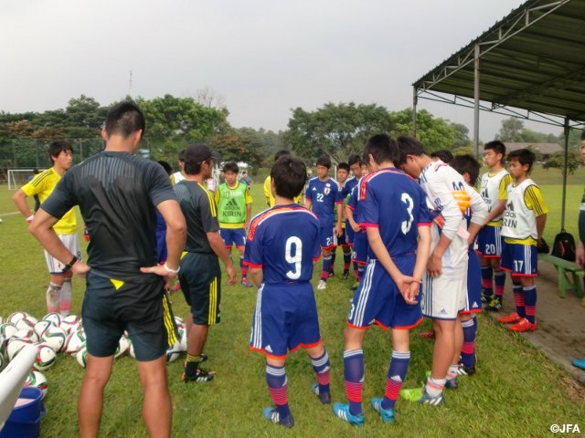 U-15日本代表　インドネシア遠征　vs U-15インドネシア代表　マッチレポート