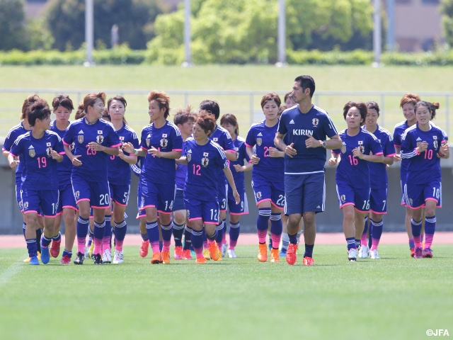 なでしこジャパン、男子高校生を相手に紅白戦を実施～香川合宿3日目～